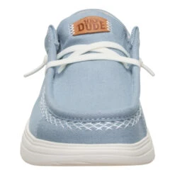 Wendy Comf Denim - Light Blue -Austins Shoes Store 44852 450 WENDYCOMFDENIM LIGHTBLUE FRONT conversion1