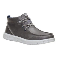 Bradley Chukka Classic - Grey -Austins Shoes Store 44864 030 BRADLEYCHUKKACLASSIC GREY 3QTR conversion1
