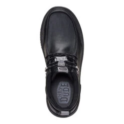 Bradley Chukka Classic - Black/Grey -Austins Shoes Store 44864 097 BRADLEYCHUKKACLASSIC BLACKGREY TOP conversion1