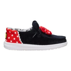 Disney Minnie Mouse Wendy Youth - Black/Red -Austins Shoes Store 44869 063 WENDYFUNKYMINNIEMOUSE BLACKRED RIGHT SIDE conversion1