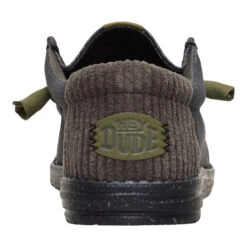 Wally Waxed Casual - Black/Black -Austins Shoes Store 44951 060 WALLYWAXEDCASUAL BLACKBLACK BACK conversion1