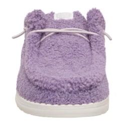 Wendy Slip Sherpa - Purple Ash -Austins Shoes Store 45006 5CU WENDYSLIPSHERPA PURPLEASH FRONT conversion1