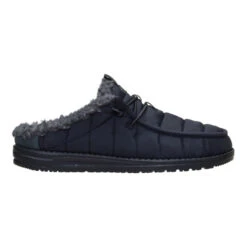 Wally Slip Camp - Black/Black -Austins Shoes Store 45015 060 WALLYSLIPCAMP BLACKBLACK RIGHT SIDE conversion1