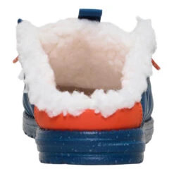 Wally Slip Camp - Navy/Orange -Austins Shoes Store 45015 487 WALLYSLIPCAMP NAVYORANGE BACK conversion1