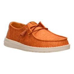 Wendy Fleece Casual - Pumpkin 14 Wendy Fleece Casual - Pumpkin -Austins Shoes Store 45062 800 WENDYFLEECECASUAL PUMPKIN 3QTR conversion1