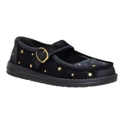 Wendy Jane Holiday - Black -Austins Shoes Store 45355 001 WENDYJANESTUDDED BLACK 3QTR conversion1