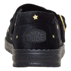 Wendy Jane Holiday - Black -Austins Shoes Store 45355 001 WENDYJANESTUDDED BLACK BACK conversion1