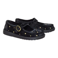Wendy Jane Holiday - Black -Austins Shoes Store 45355 001 WENDYJANESTUDDED BLACK PAIR conversion1
