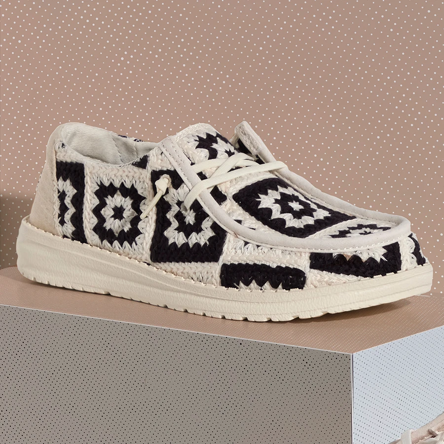 Wendy Cottage Crochet - Black/Multi 1 Wendy Cottage Crochet - Black/Multi